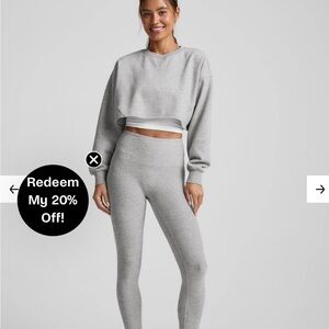 Women's Beyond Yoga Heather gray leggings size small